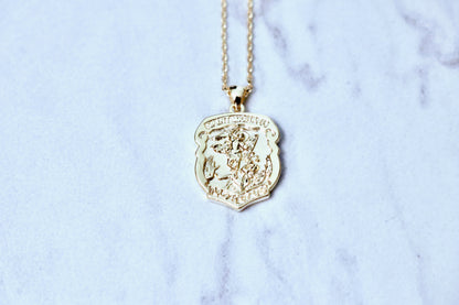 Saint Michael the Archangel Pendant Necklace, Wife Gift, Birthday Gift, Sister Gift, Bridesmaid Gift, Best Friend Gift, Religious Gift, Confirmation Gift, Communion Gift