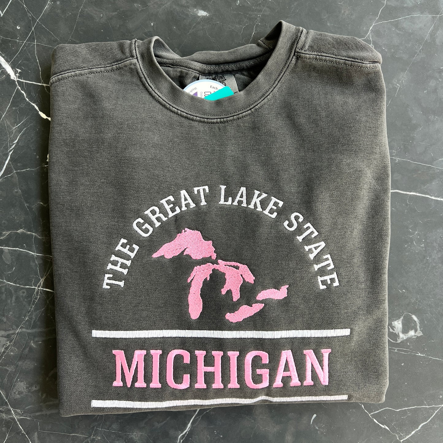 Michigan The Light Great Lake State Crewneck