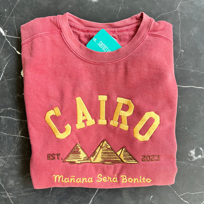 Cairo Karol G Mañana Sera Bonito Embroidery Crewneck