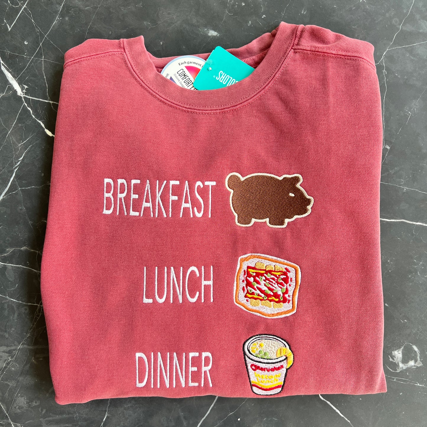 Breakfast, Lunch, Dinner Crewneck