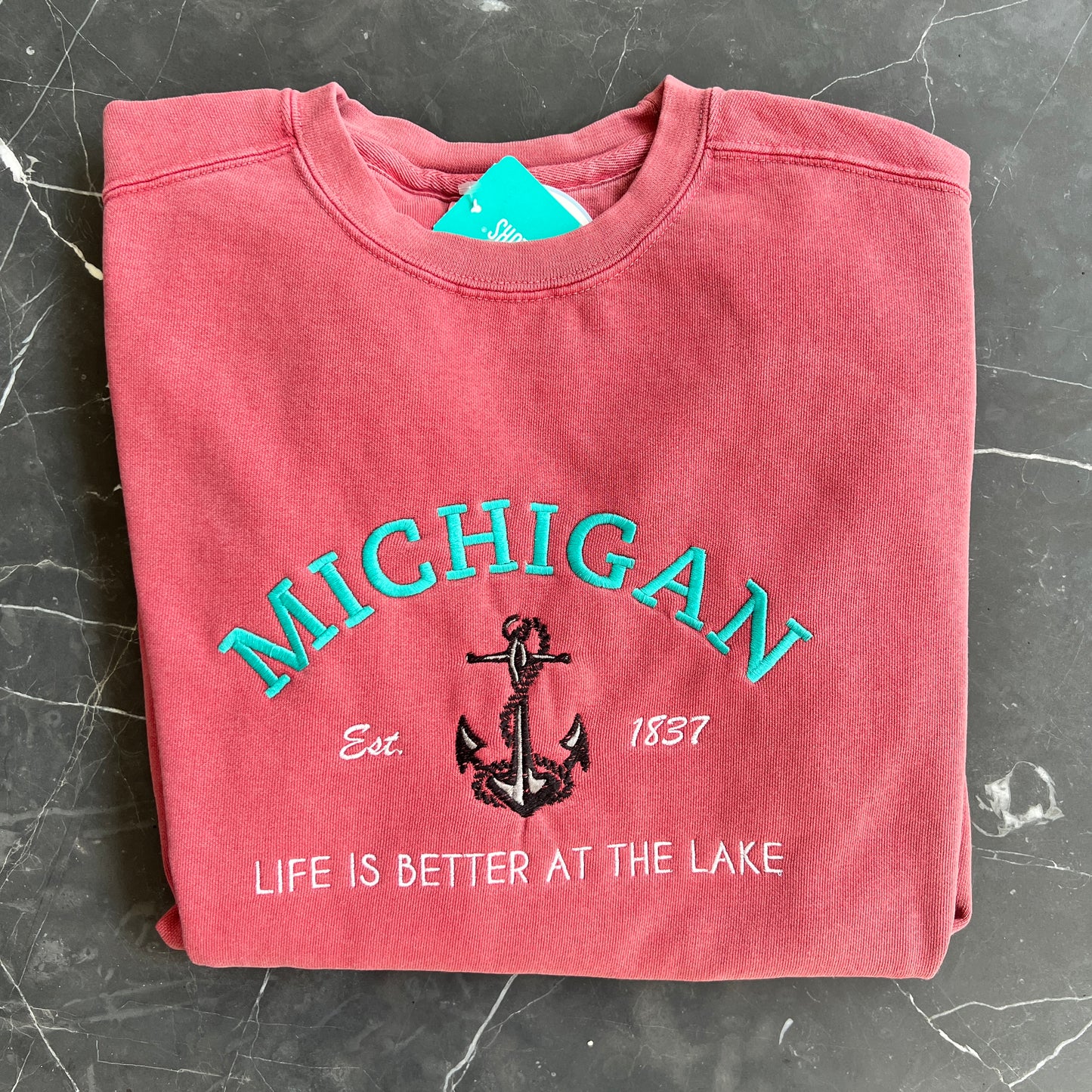 Michigan Anchor Crewneck