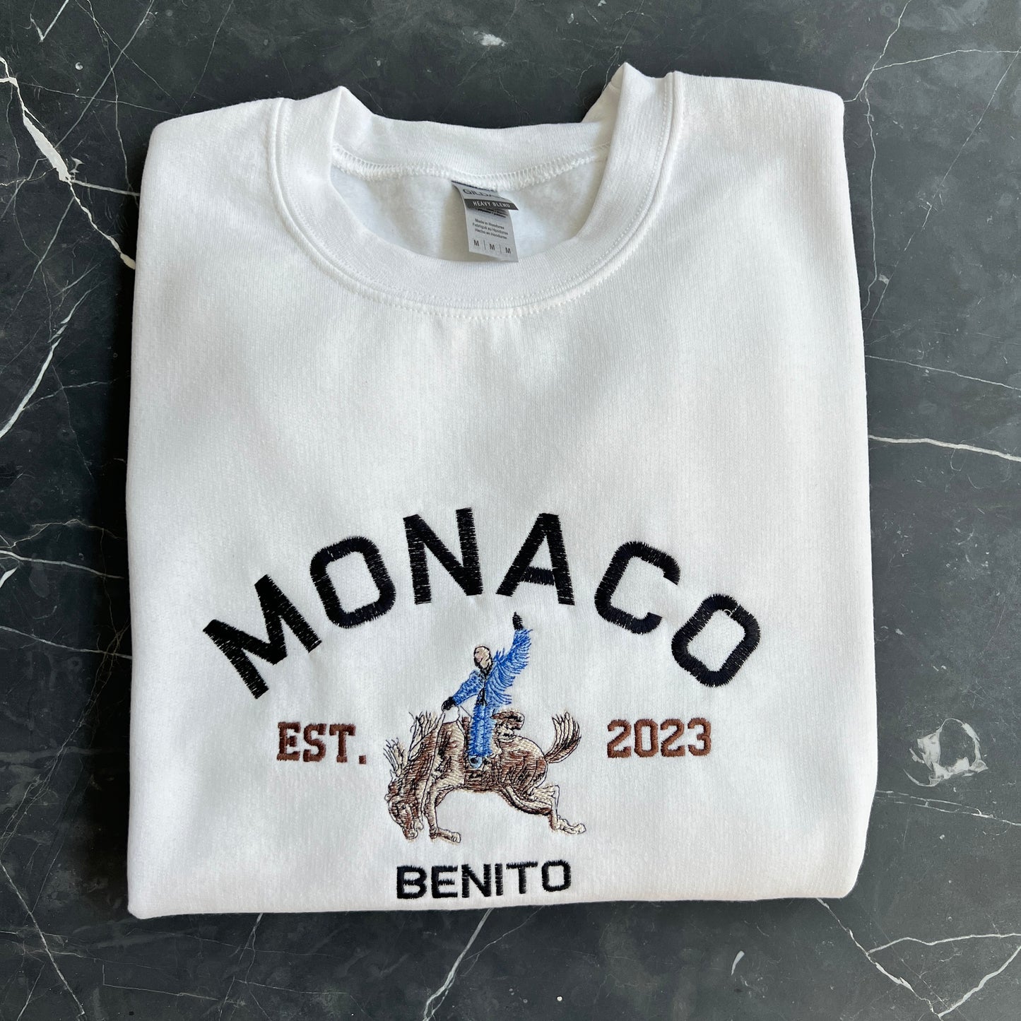 Monaco Nadie Sabe Lo Que Va A Pasar Mañana Crewneck