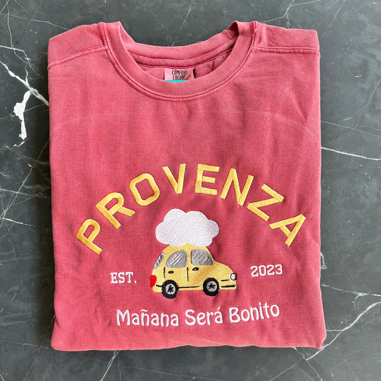 Provenza Karol G Mañana Sera Bonito Embroidery Crewneck