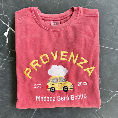 Provenza Karol G Mañana Sera Bonito Embroidery Crewneck