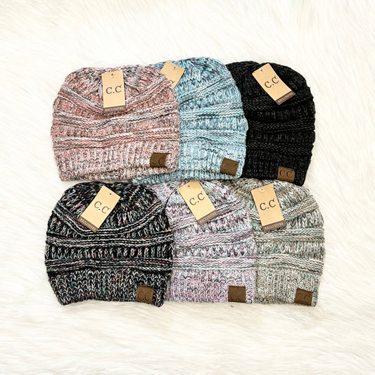 C.C Classic Multi Color Beanies for Adults, Winter Hat, Winter Beanie, Premium Beanie, Warm Beanie, Colorful Beanie, Holiday Gift, Birthday Gift